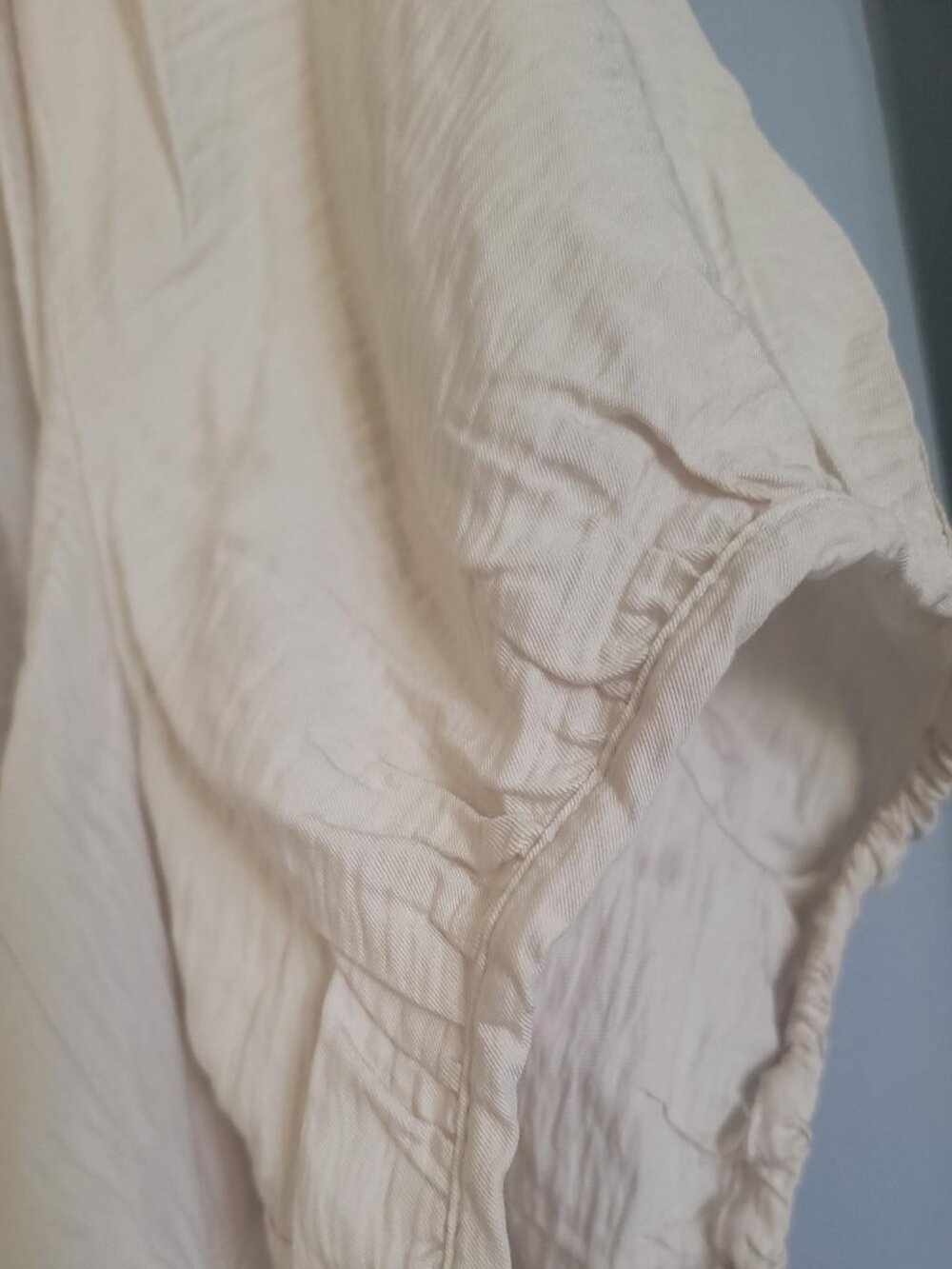 Ava & Viv Cream Textured Button Front Blouse 3X NWT - Picture 4 of 6